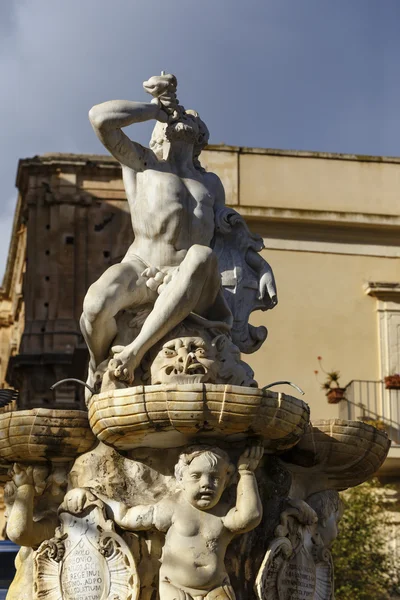 View of the baroque Hercules fountain — Stock Photo, Image