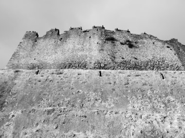 İtalya, Toskana, capalbio, eski şehrin dış duvarlar