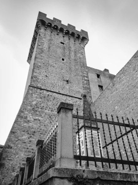 Italy, tuscany, Capalbio, medieval tower — Stock Photo, Image