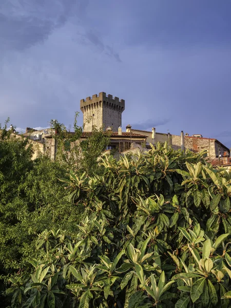 Italia, Toscana, Capalbio, torre medieval — Foto de Stock