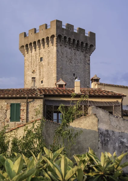 Italien, Toscana, capalbio, medeltida torn — Stockfoto