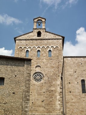 İtalya, anagni, ortaçağ St mary katedral cephe