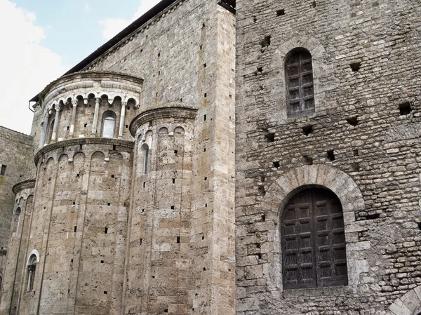 Italy, Anagni, medieval St. Mary Cathedral facade — Stock Photo, Image