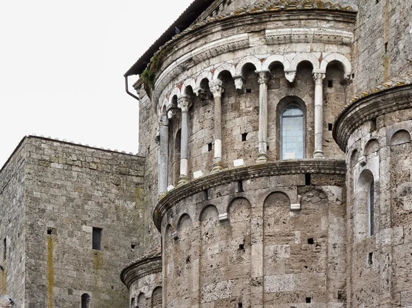 Italy, Anagni, medieval St. Mary Cathedral facade — Stock Photo, Image