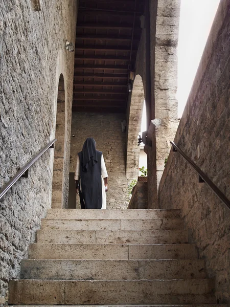 Itália, Anagni, Catedral medieval de Santa Maria, irmã — Fotografia de Stock