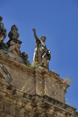 İtalya, Sicilya, scicli, madonna del carmine kilise Barok Cephesi