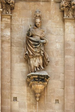 İtalya, Sicilya, scicli, madonna del carmine kilise Barok Cephesi