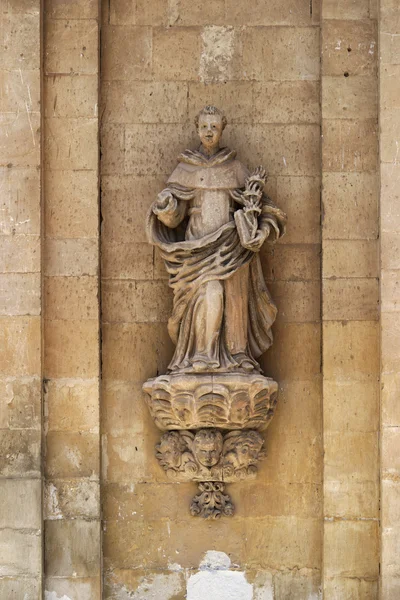 İtalya, Sicilya, scicli, madonna del carmine kilise Barok Cephesi — Stok fotoğraf