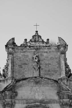 İtalya, Sicilya, scicli, madonna del carmine kilise Barok Cephesi