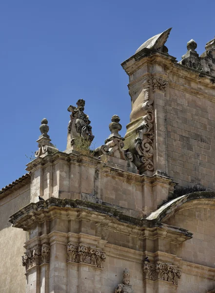 Madonna Del Carmine iglesia barroca fachada —  Fotos de Stock