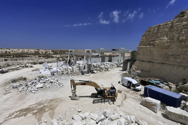 Marmeren snijden fabriek — Stockfoto