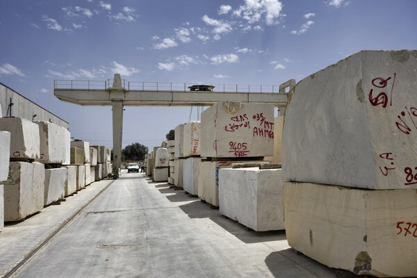 marble cutting factory