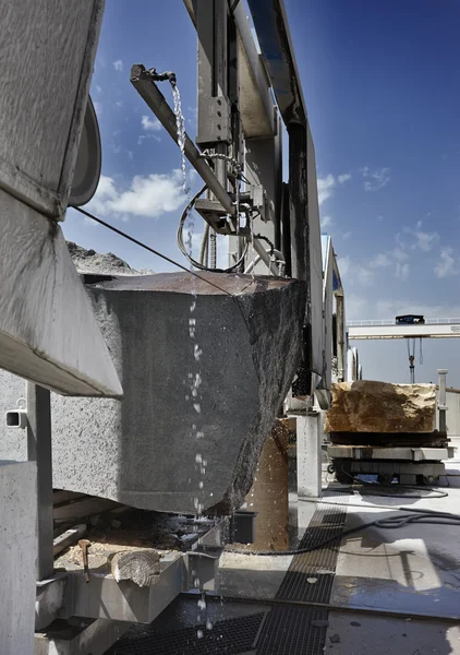 Marble cutting factory — Stock Photo, Image