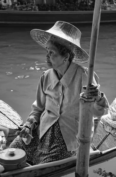 Mercado flotante — Foto de Stock