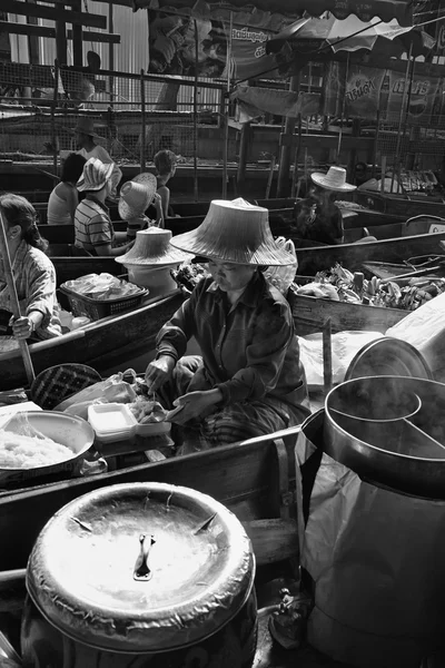 Mercato galleggiante — Foto Stock