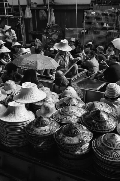 Mercato galleggiante — Foto Stock