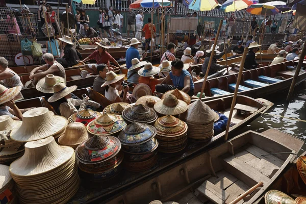 Mercato galleggiante — Foto Stock