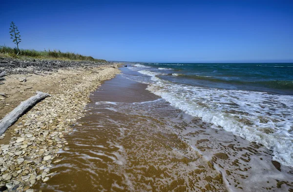 Litoral arenoso sul Playa Grande — Fotografia de Stock