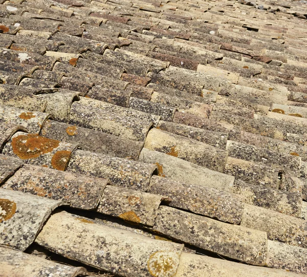 Old shingles on roof — Stock Photo, Image