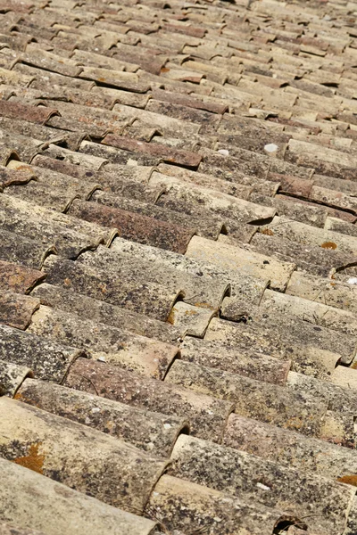 Old shingles on roof — Stock Photo, Image