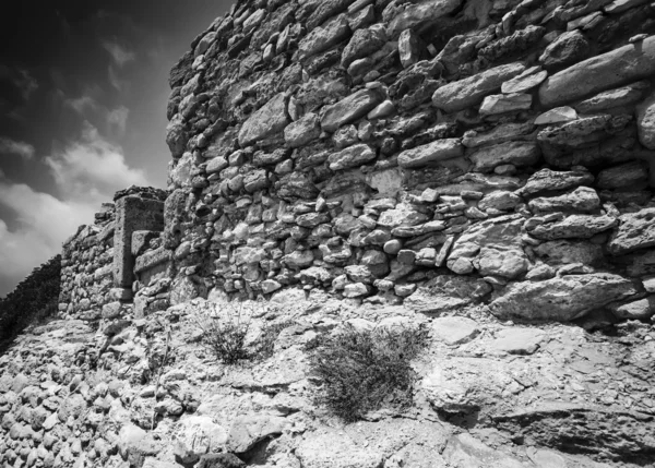 The ruins of the original greek port of Kaukana — Stock Photo, Image