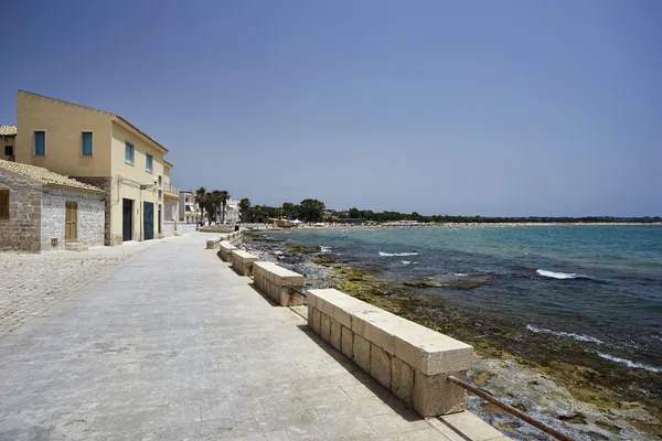 Old buildings on the seafront — Stock Photo, Image