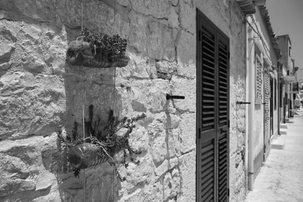 Old stone houses on the seafront — Stock Photo, Image