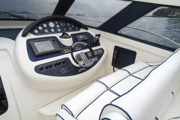 Aqua lyxyacht — Stockfoto