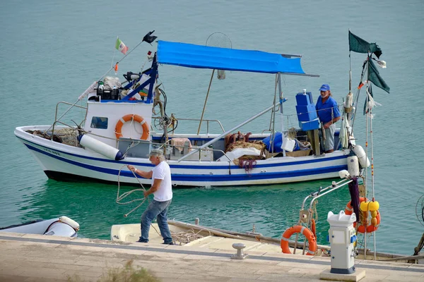 Itália Sicília Mar Mediterrâneo Marina Ragusa Província Ragusa Outubro 2021 — Fotografia de Stock