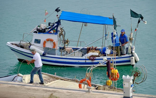 Itália Sicília Mar Mediterrâneo Marina Ragusa Província Ragusa Outubro 2021 — Fotografia de Stock