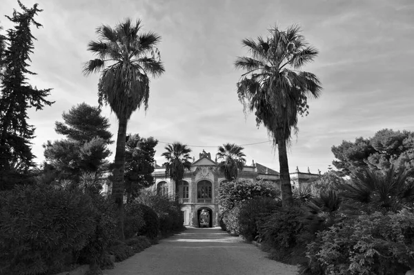 Olaszország Szicília Bagheria Palermo Villa Palagónia 1715 Kilátás Kertre Villa — Stock Fotó