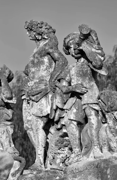 Italie Sicile Bagheria Palerme Villa Palagonia 1715 Statues Monstre — Photo