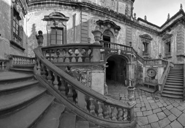 İtalya, Sicilya, Bagheria (Palermo), Villa Palagonia (1715 AC)