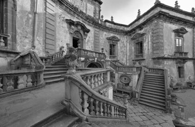 İtalya, Sicilya, Bagheria (Palermo), Villa Palagonia (1715 AC)