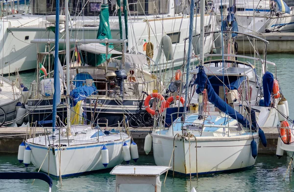 Itália Sicília Mar Mediterrâneo Marina Ragusa Província Ragusa Outubro 2021 — Fotografia de Stock