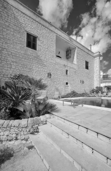 Italy Sicily Modica Ragusa Province Countryside Facade Old Stone House — Stock Photo, Image