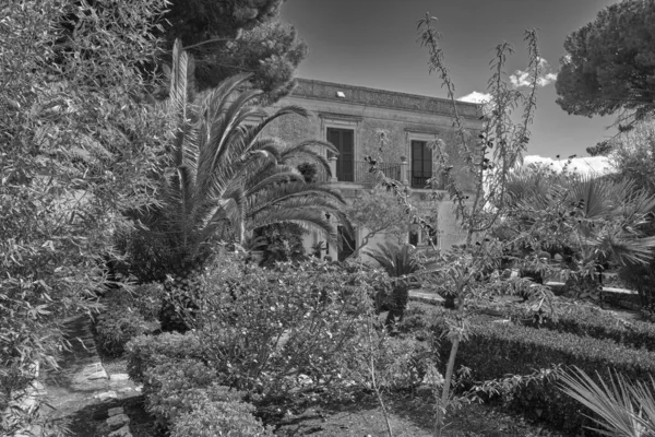 Italy Sicily Modica Ragusa Province Countryside Facade Old Stone House — Stock Photo, Image