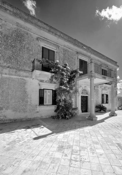 Italy Sicily Modica Ragusa Province Countryside Facade Old Stone House — Stock Photo, Image