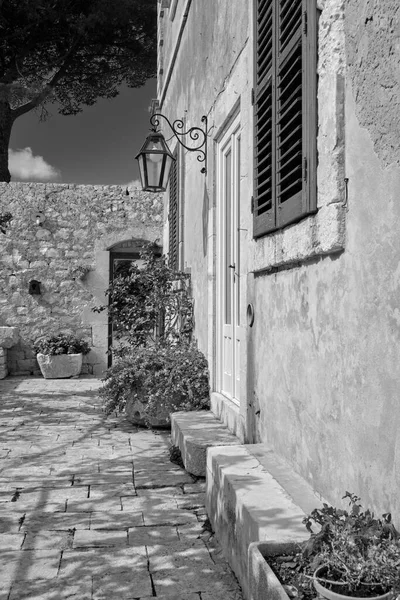 Itálie Sicílie Modica Provincie Ragusa Krajina Postranní Terasa Starého Kamenného — Stock fotografie