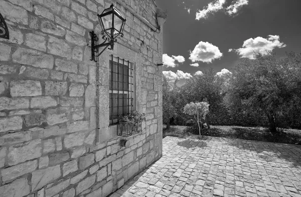 Itália Sicília Modica Província Ragusa Zona Rural Fachada Uma Antiga — Fotografia de Stock