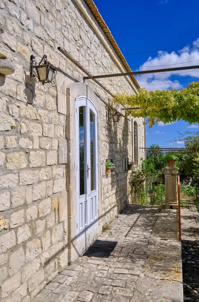 Italy Sicily Modica Ragusa Province Countryside Facade Old Stone House — Stock Photo, Image