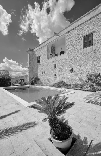 Italy Sicily Modica Ragusa Province Countryside Facade Old Stone House — Stock Photo, Image