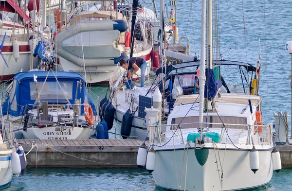 Italië Sicilië Middellandse Zee Marina Ragusa Provincie Ragusa November 2021 — Stockfoto