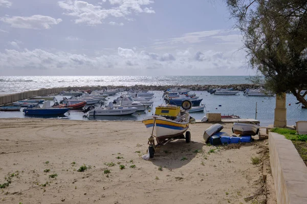 Italia Sicilia Mar Mediterraneo Punta Secca Provincia Ragusa Novembre 2021 — Foto Stock