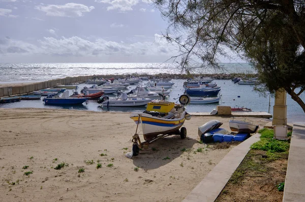 Itálie Sicílie Středozemní Moře Punta Secca Provincie Ragusa Listopadu 2021 — Stock fotografie