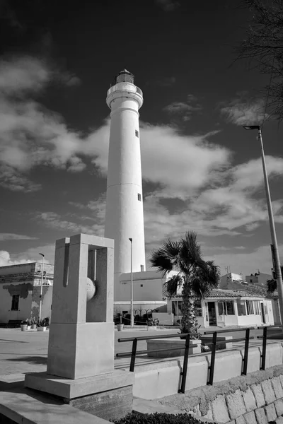 Italia Sicilia Mar Mediterraneo Punta Secca Ragusa Veduta Del Faro — Foto Stock