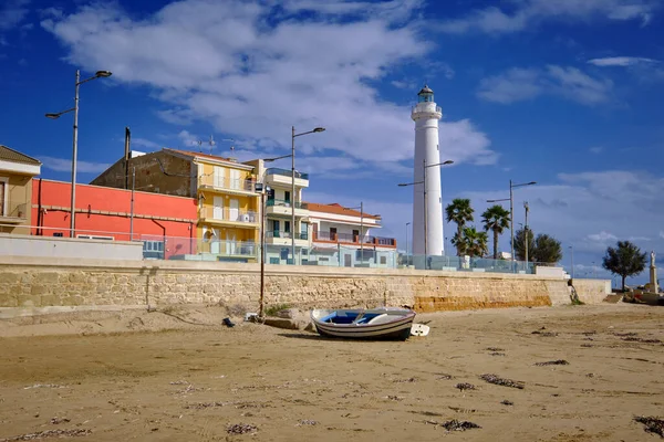 Italien Sizilien Mittelmeer Punta Secca Provinz Ragusa Blick Auf Den — Stockfoto
