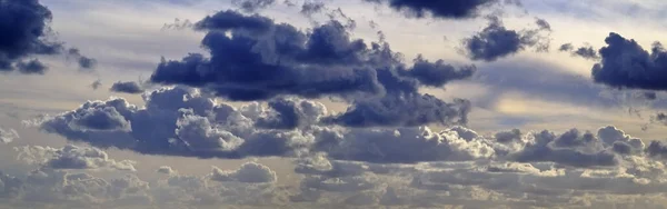 Italië Sicilië Middellandse Zee Stormachtige Wolken Het Sicilië Kanaal Winter — Stockfoto