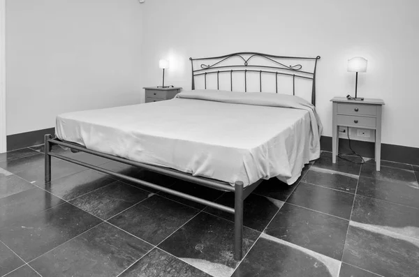 イタリア シチリア島 ラグーザ州 11月2021 エレガントなプライベートファームハウス ベッドルーム エディトリアル — ストック写真
