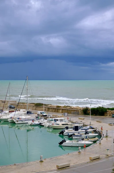 Itália Sicília Mar Mediterrâneo Marina Ragusa Província Ragusa Dezembro 2021 — Fotografia de Stock